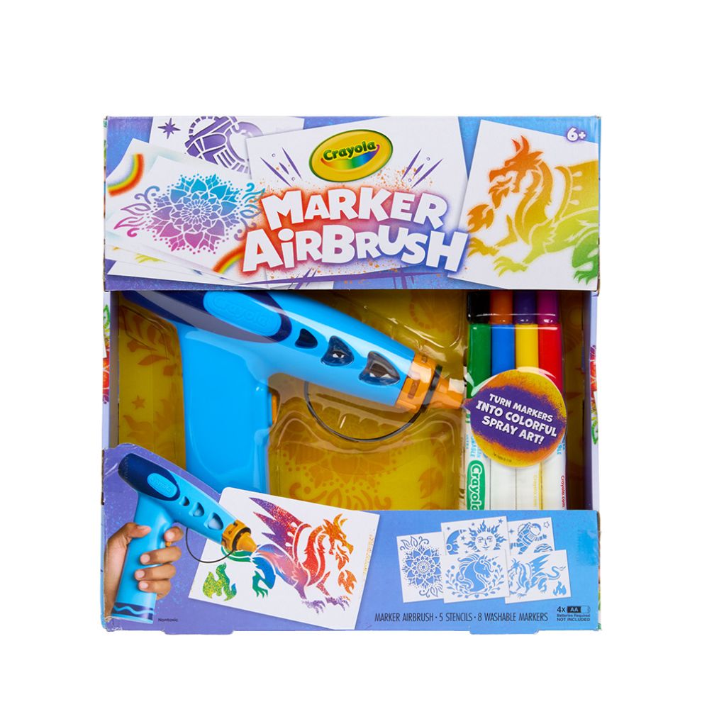 可水洗彩色筆噴畫組